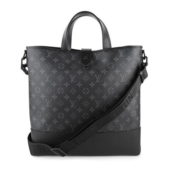 Louis Vuitton Saumur Tote Bag Monogram Canvas Black - Picture 2 of 9